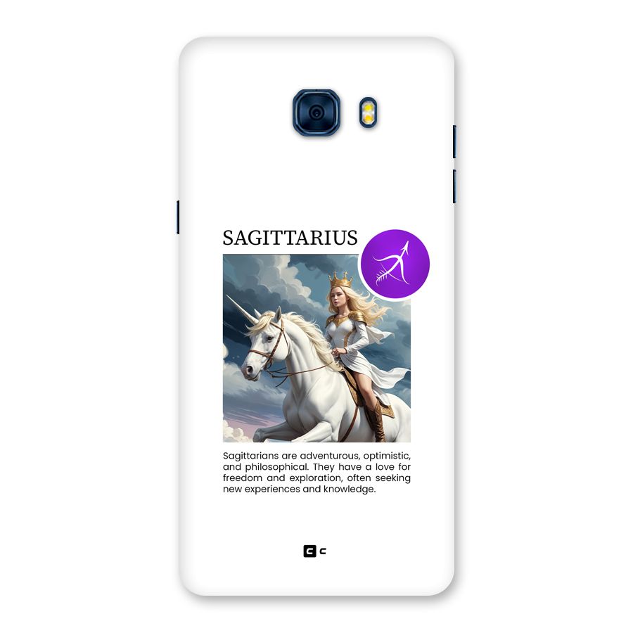 Sparkling Sagittarius Back Case for Galaxy C7 Pro
