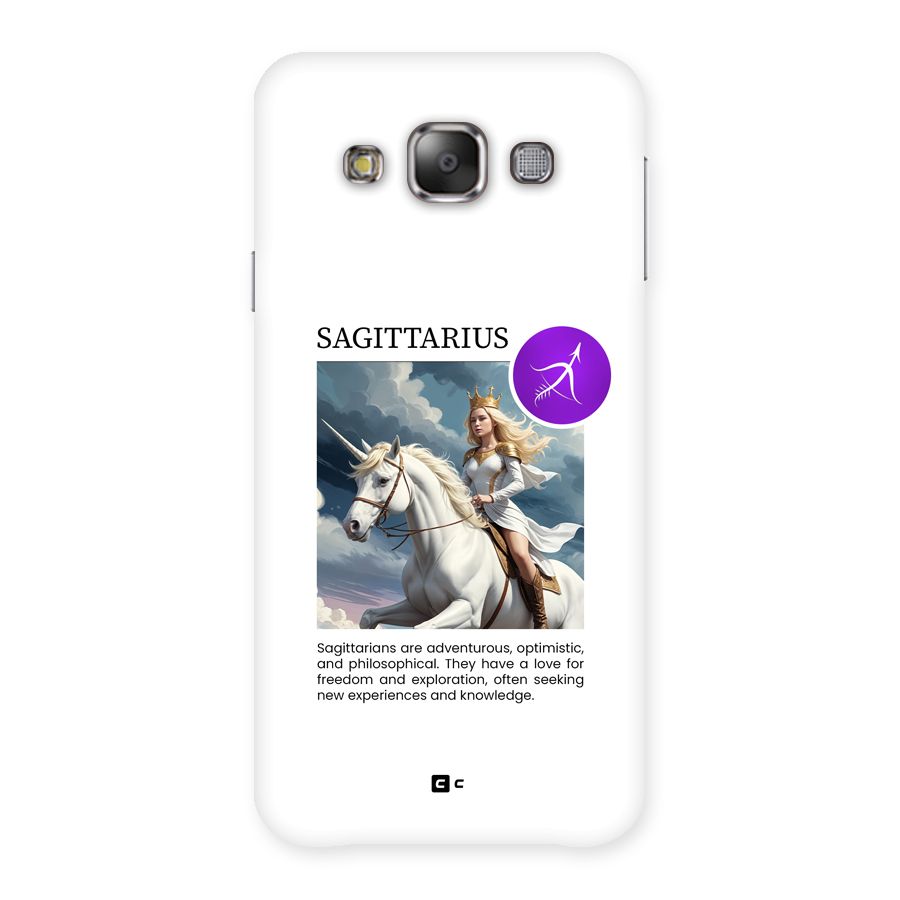 Sparkling Sagittarius Back Case for Galaxy E7