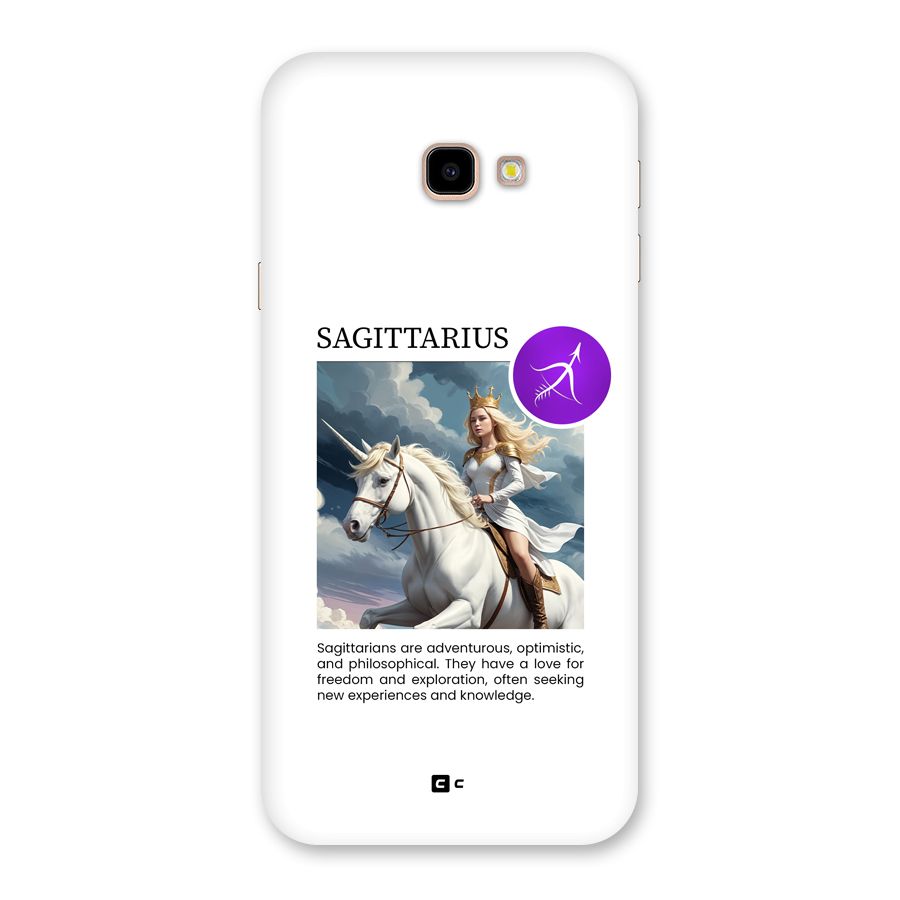 Sparkling Sagittarius Back Case for Galaxy J4 Plus