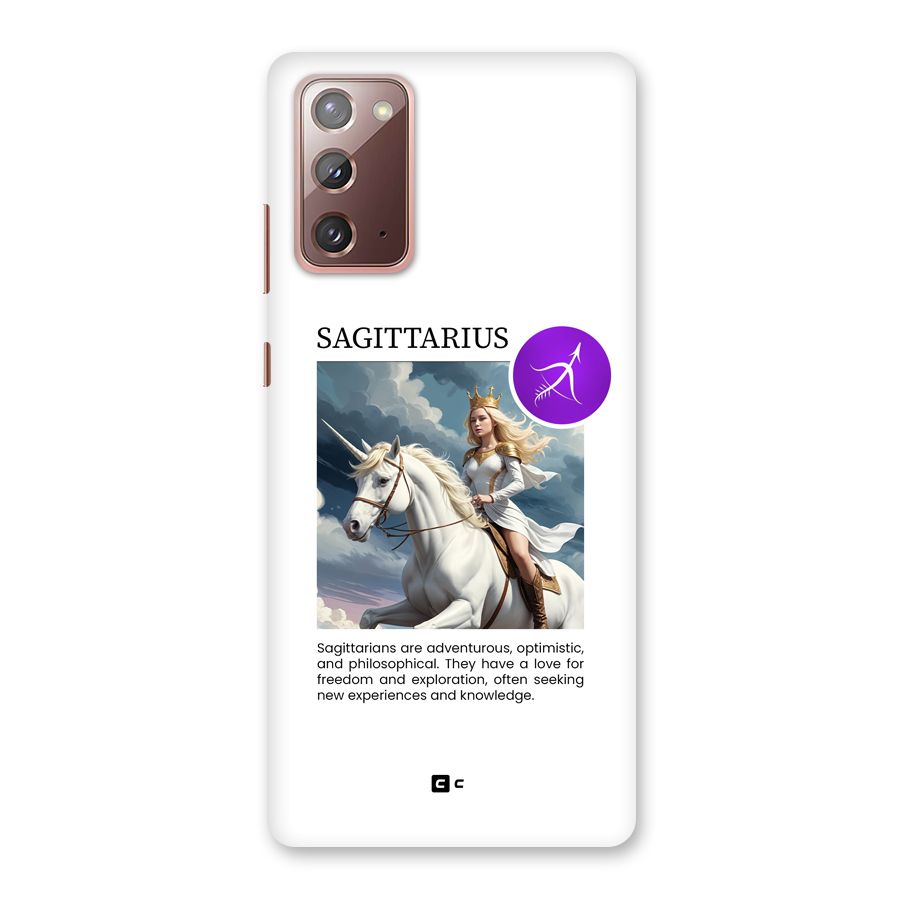 Sparkling Sagittarius Back Case for Galaxy Note 20