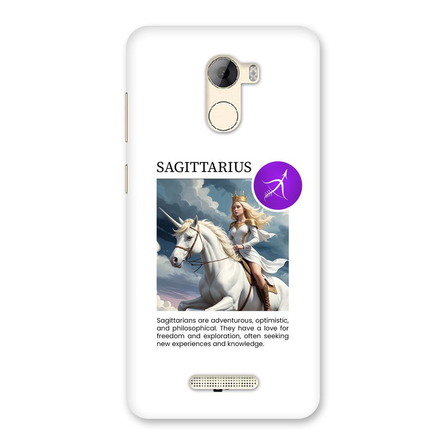 Sparkling Sagittarius Back Case for Gionee A1 LIte