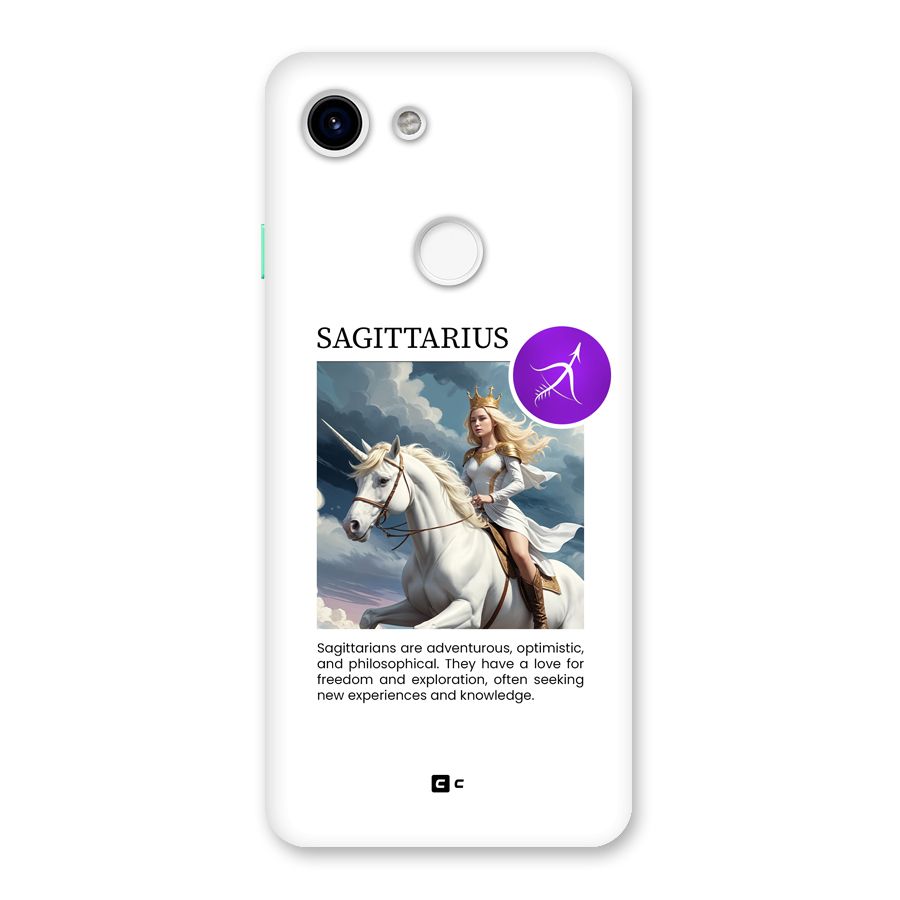 Sparkling Sagittarius Back Case for Google Pixel 3