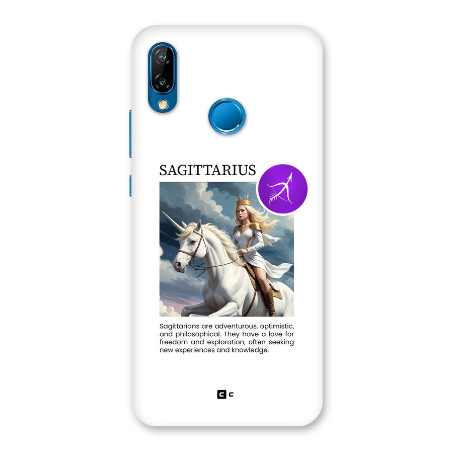 Sparkling Sagittarius Back Case for Huawei P20 Lite