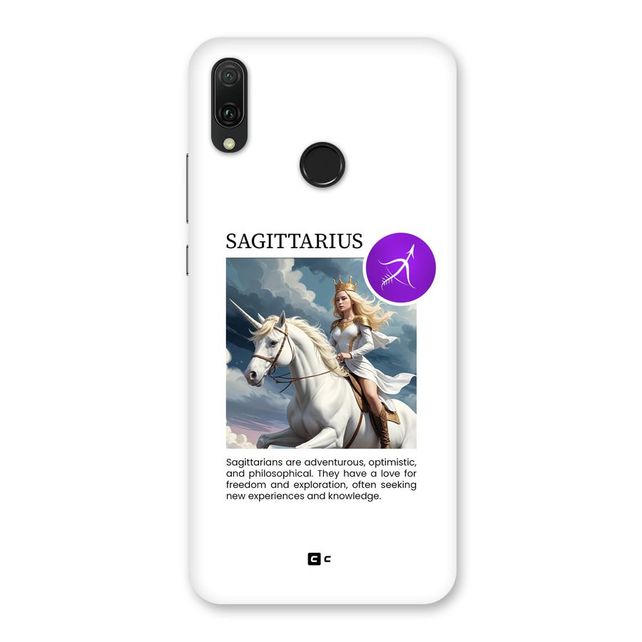 Sparkling Sagittarius Back Case for Huawei Y9 (2019)