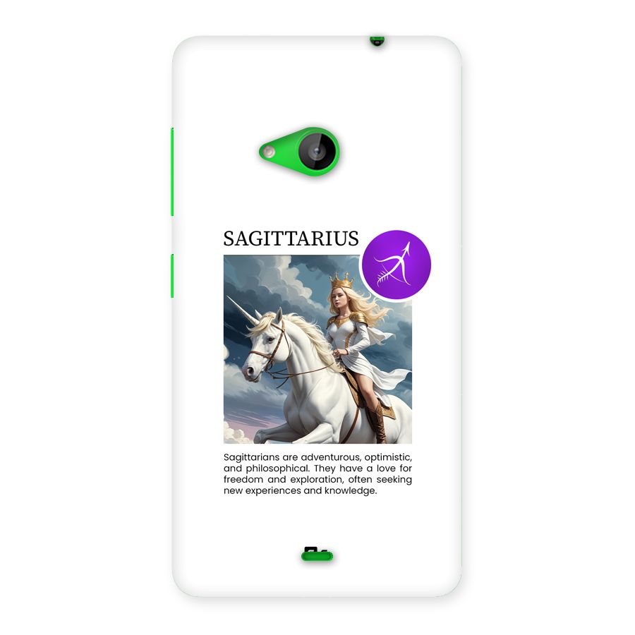 Sparkling Sagittarius Back Case for Lumia 535