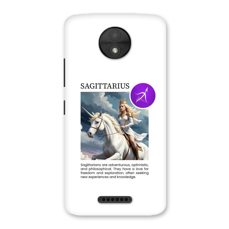 Sparkling Sagittarius Back Case for Moto C