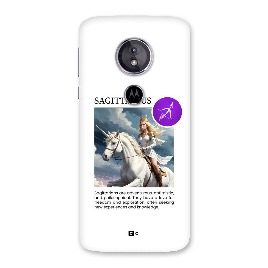 Sparkling Sagittarius Back Case for Moto E5