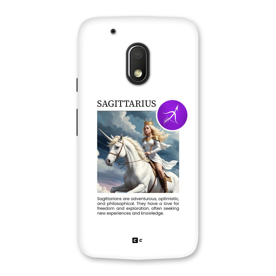 Sparkling Sagittarius Back Case for Moto G4 Play