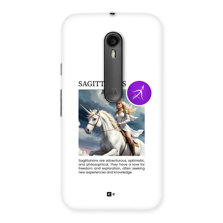 Sparkling Sagittarius Back Case for Moto G Turbo