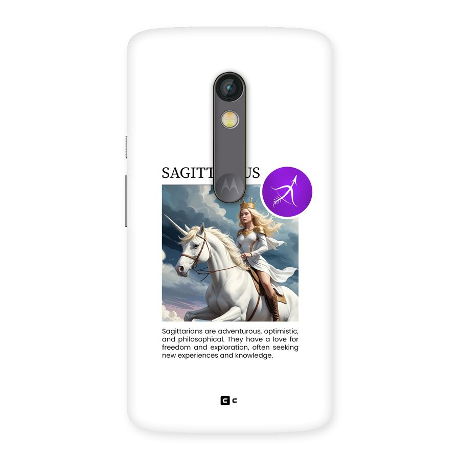 Sparkling Sagittarius Back Case for Moto X Play