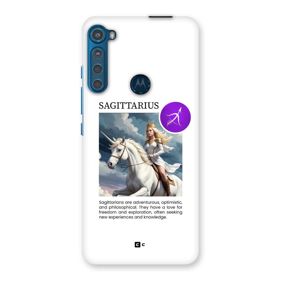 Sparkling Sagittarius Back Case for Motorola One Fusion Plus