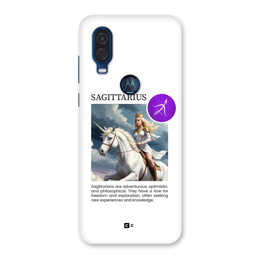 Sparkling Sagittarius Back Case for Motorola One Vision