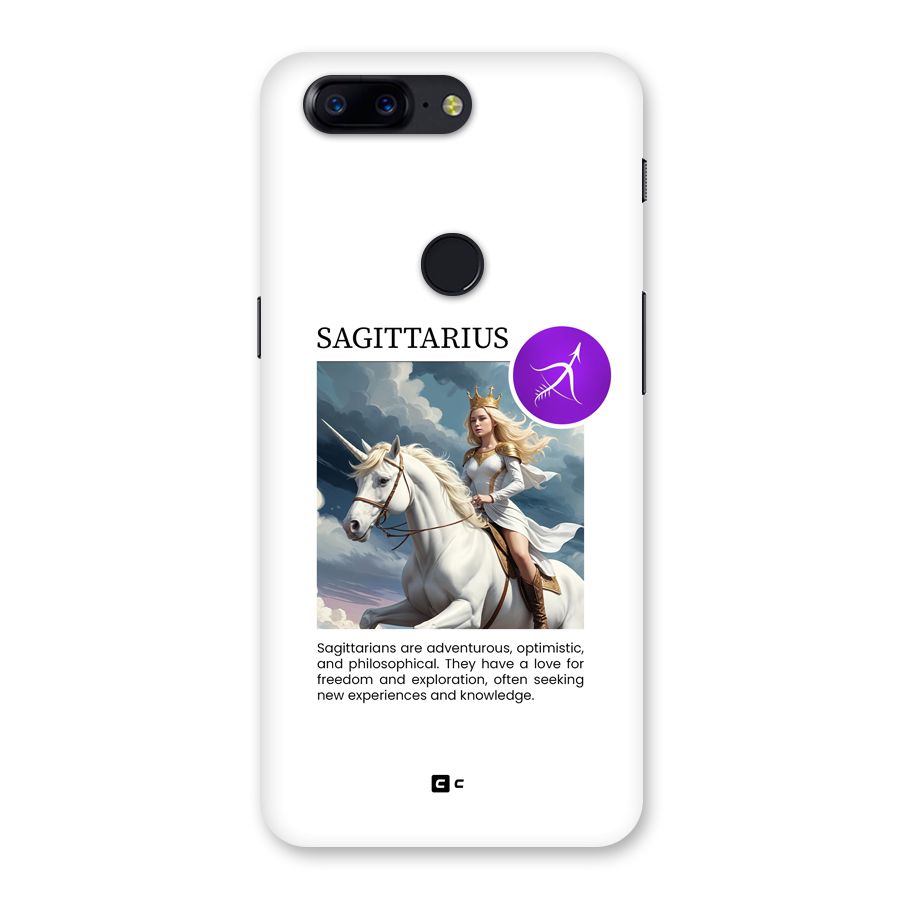 Sparkling Sagittarius Back Case for OnePlus 5T