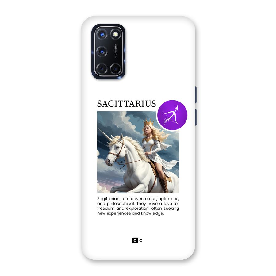 Sparkling Sagittarius Back Case for Oppo A52