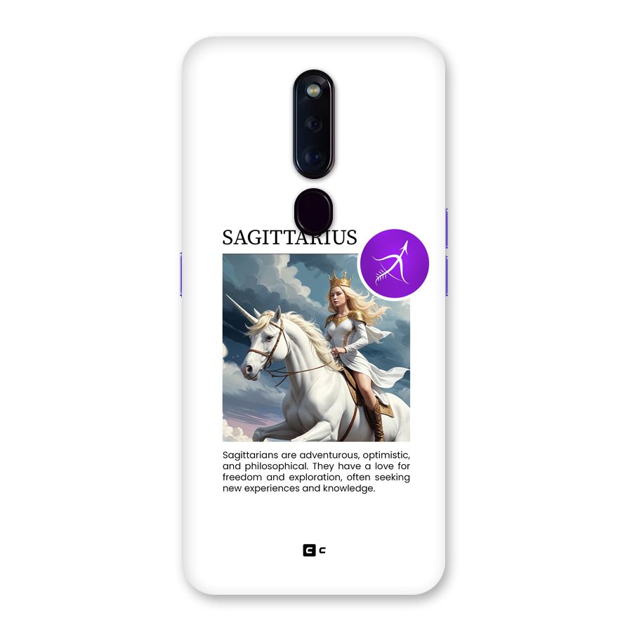 Sparkling Sagittarius Back Case for Oppo F11 Pro