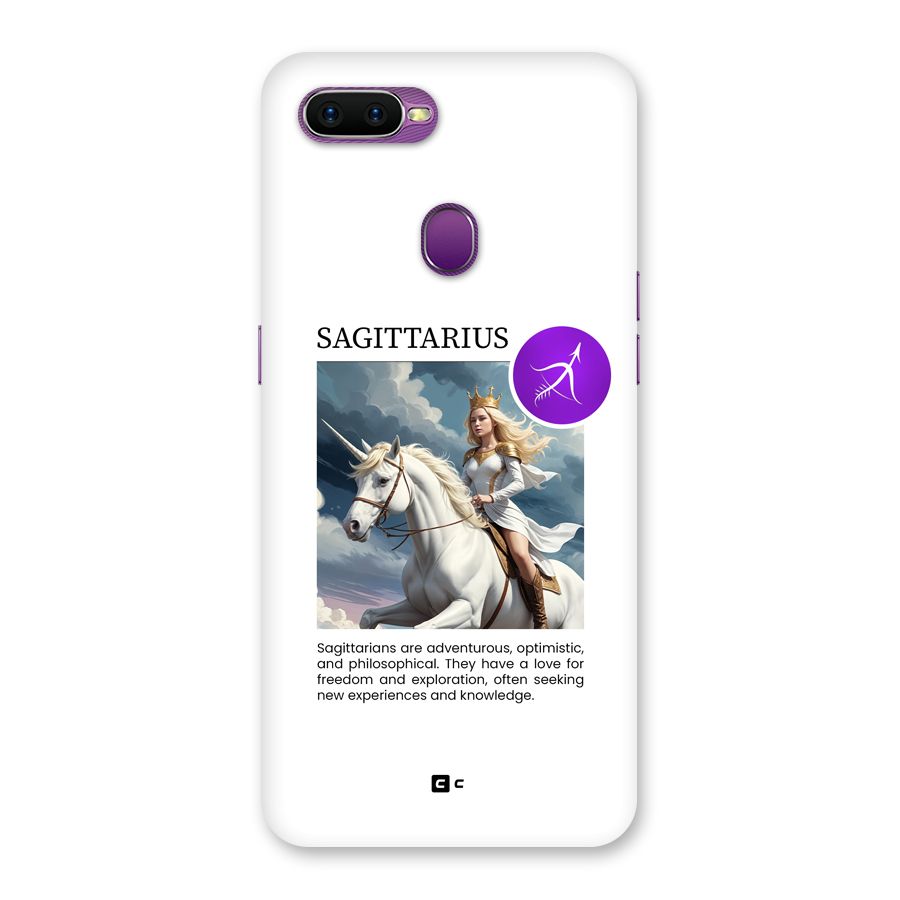 Sparkling Sagittarius Back Case for Oppo F9