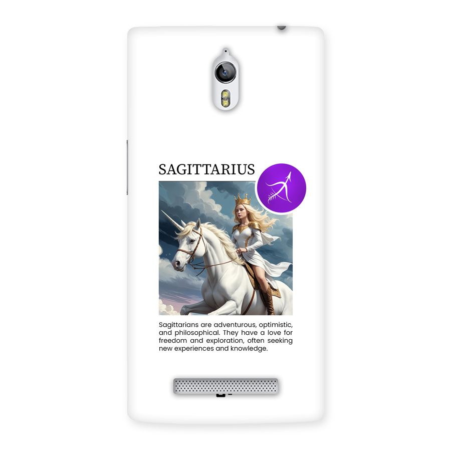 Sparkling Sagittarius Back Case for Oppo Find 7