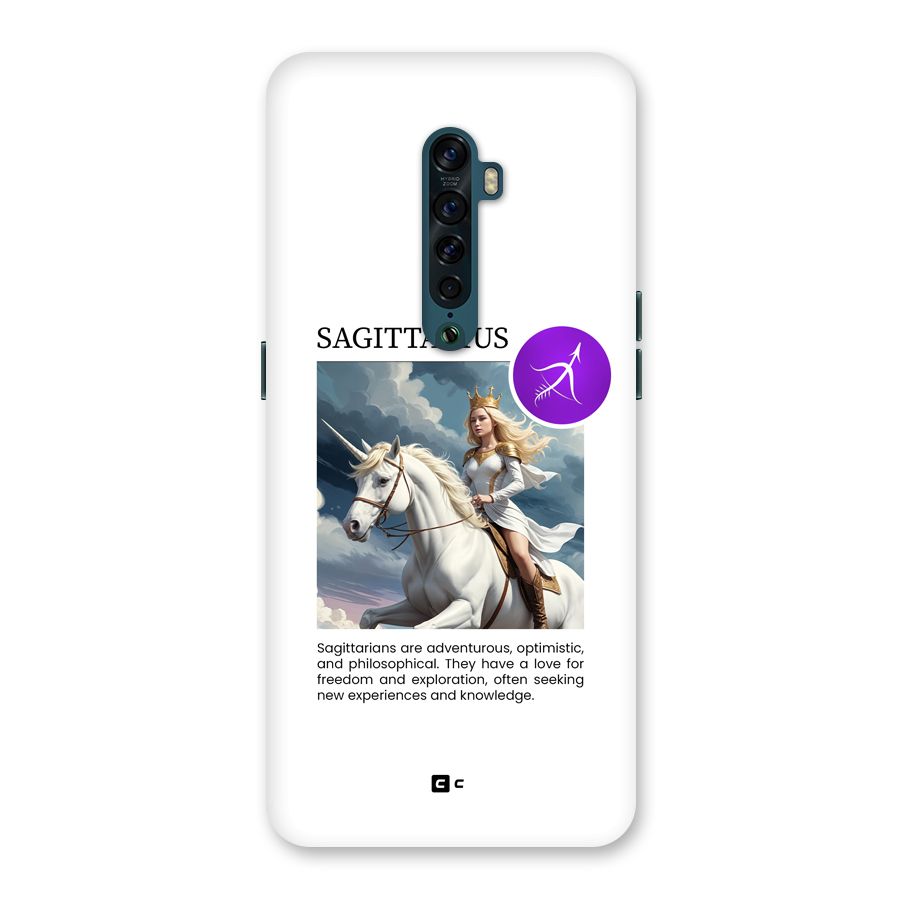 Sparkling Sagittarius Back Case for Oppo Reno2