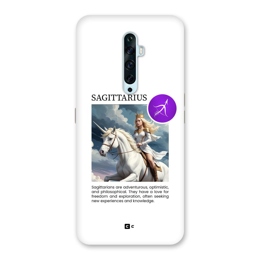Sparkling Sagittarius Back Case for Oppo Reno2 Z
