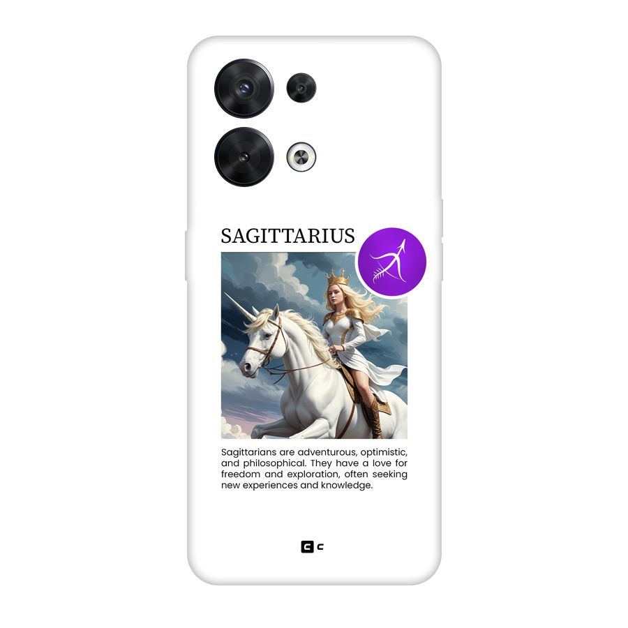 Sparkling Sagittarius Back Case for Oppo Reno8 5G