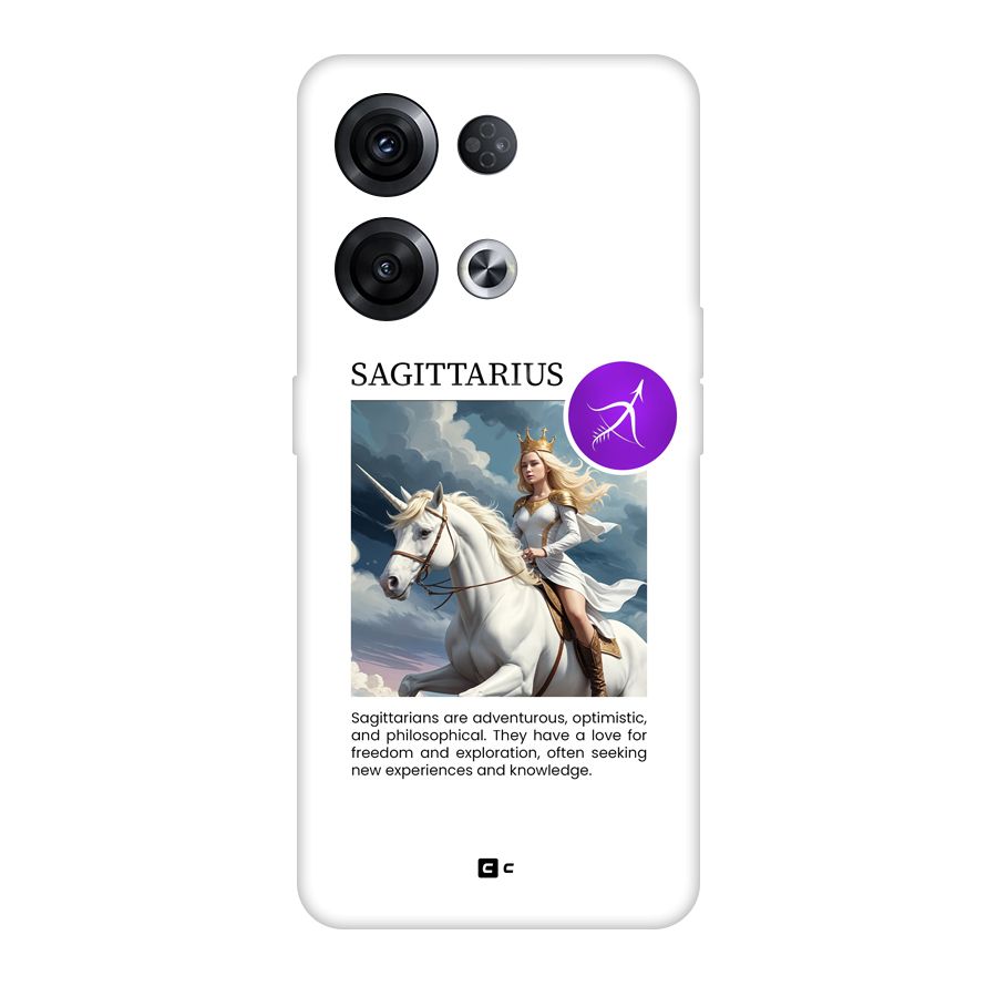 Sparkling Sagittarius Back Case for Oppo Reno8 Pro 5G