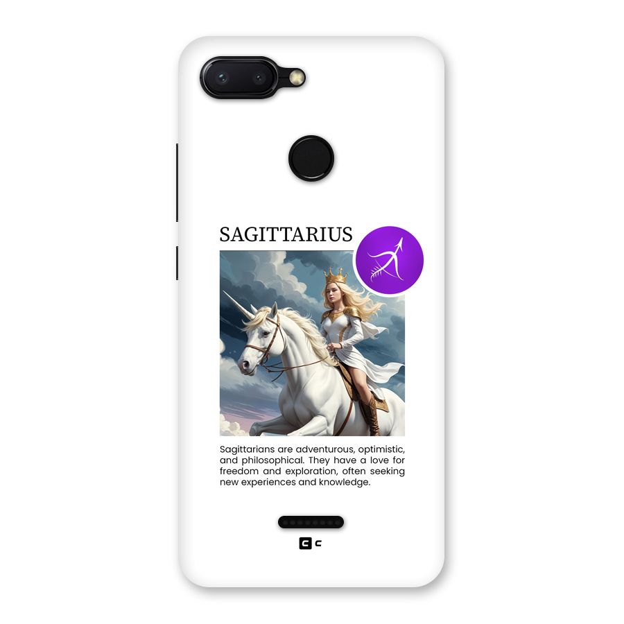 Sparkling Sagittarius Back Case for Redmi 6