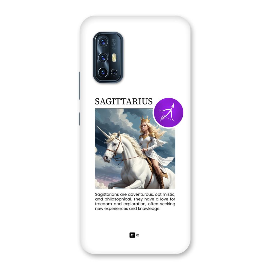 Sparkling Sagittarius Back Case for Vivo V17