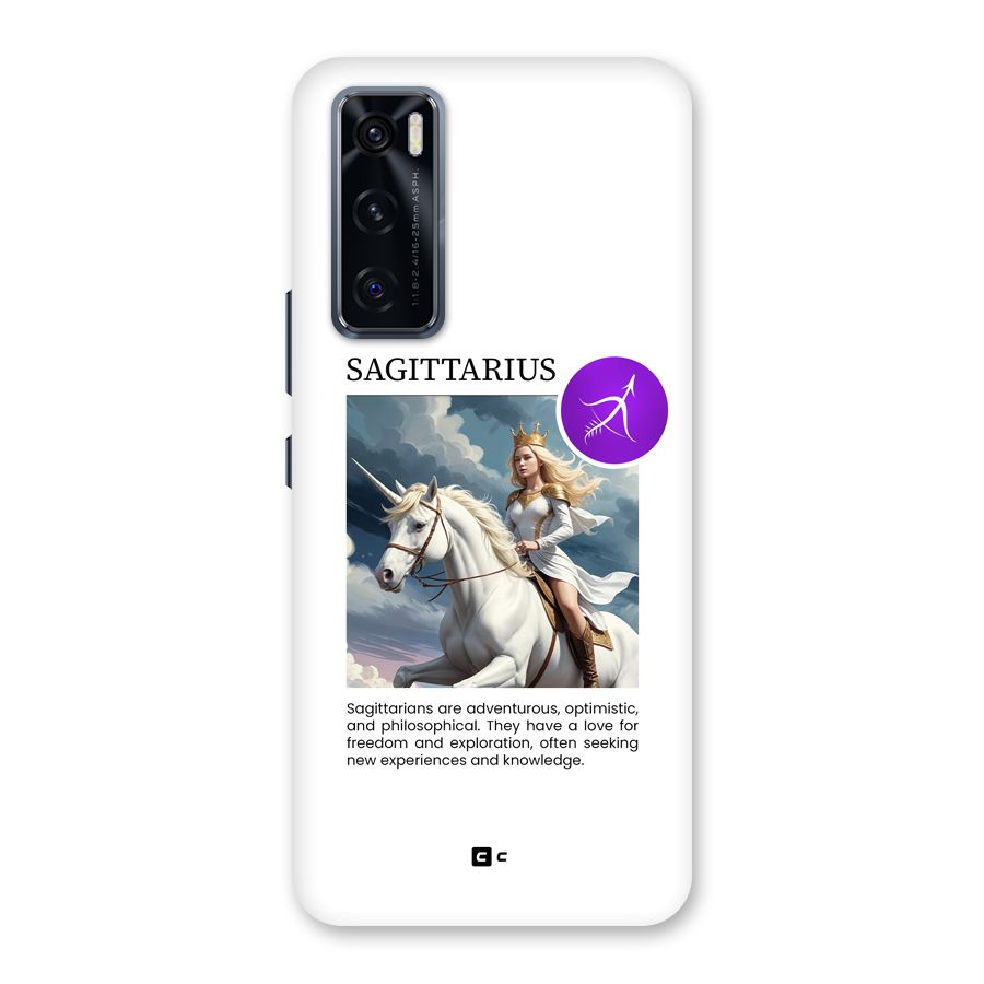 Sparkling Sagittarius Back Case for Vivo V20 SE