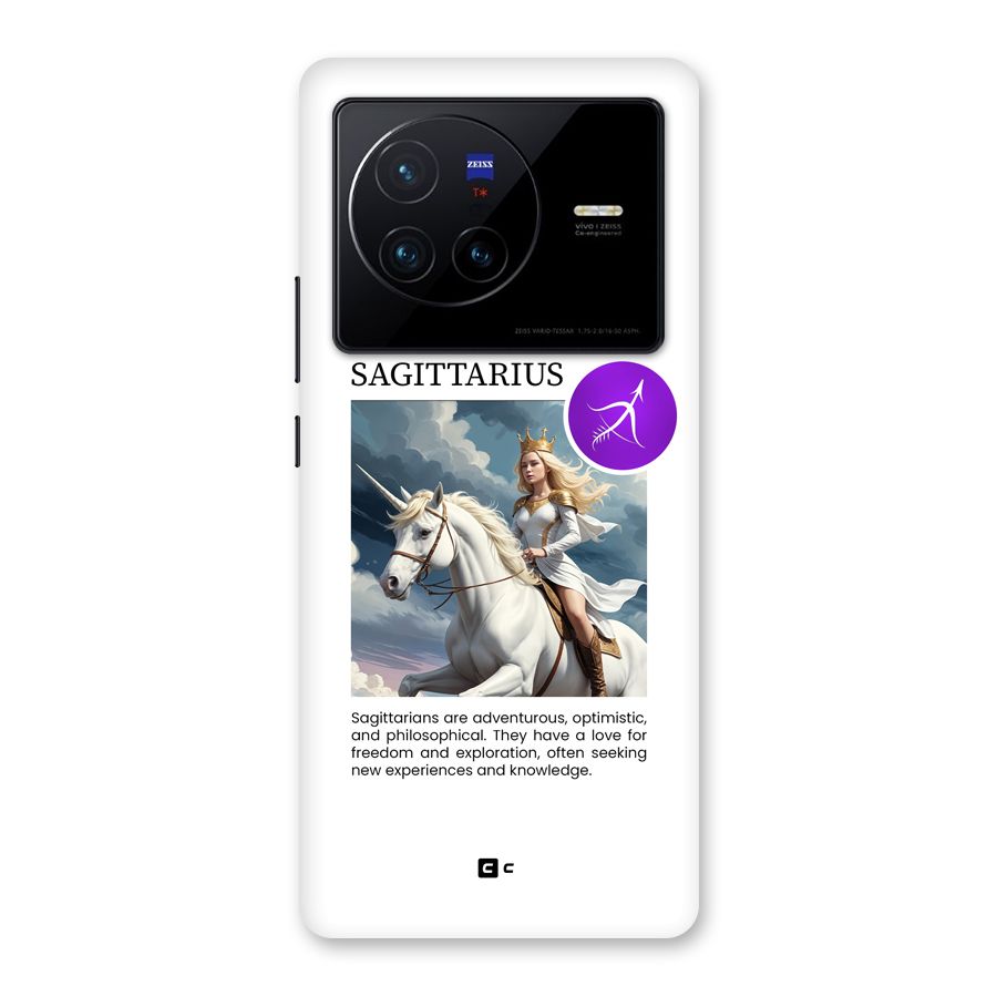 Sparkling Sagittarius Back Case for Vivo X80