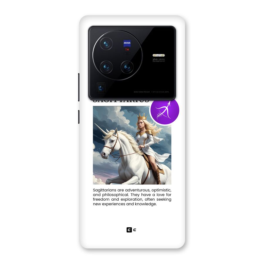 Sparkling Sagittarius Back Case for Vivo X80 Pro