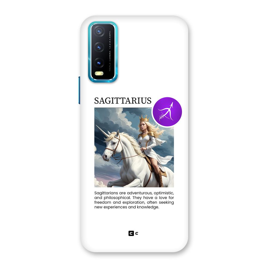 Sparkling Sagittarius Back Case for Vivo Y20A