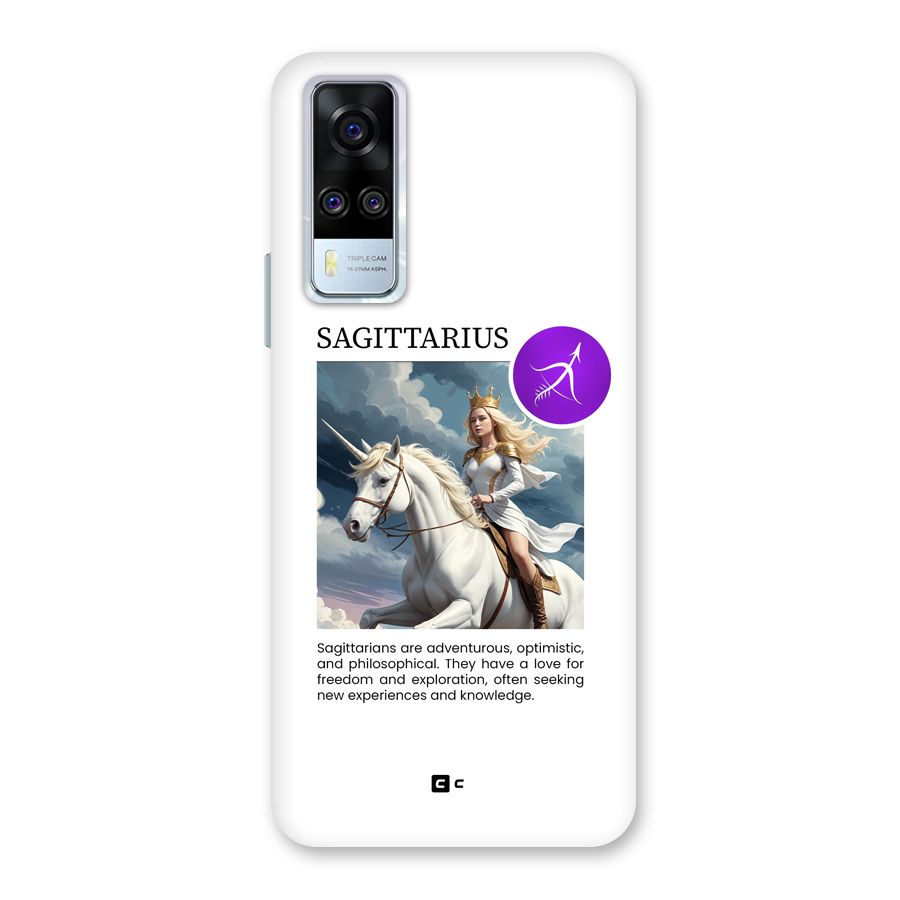 Sparkling Sagittarius Back Case for Vivo Y31