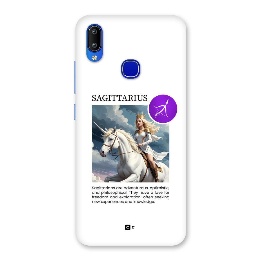 Sparkling Sagittarius Back Case for Vivo Y91