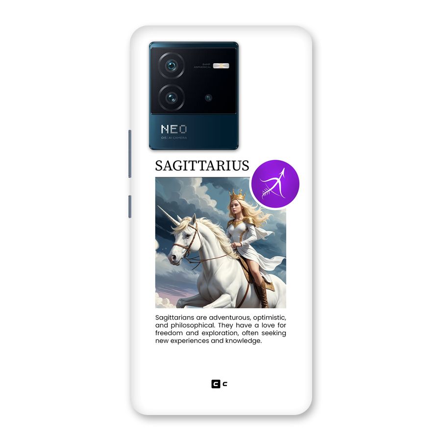 Sparkling Sagittarius Back Case for Vivo iQOO Neo 6 5G