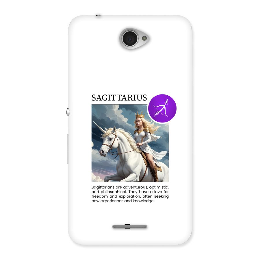 Sparkling Sagittarius Back Case for Xperia E4