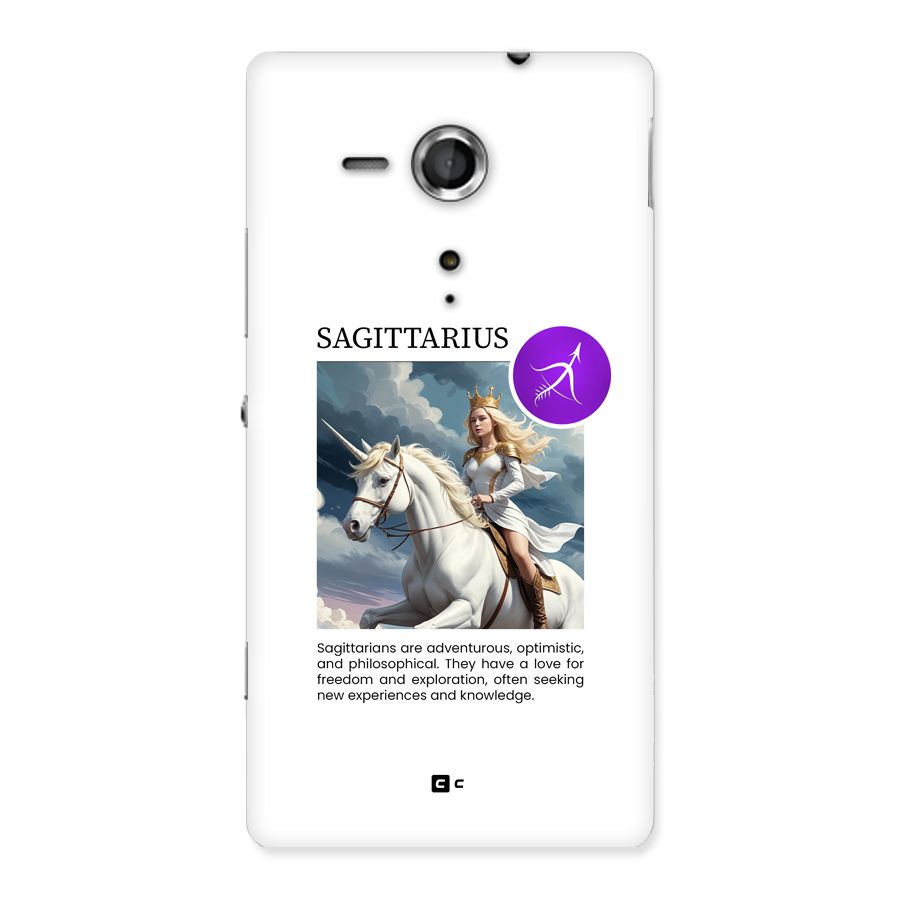 Sparkling Sagittarius Back Case for Xperia Sp