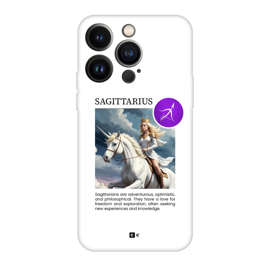 Sparkling Sagittarius Back Case for iPhone 14 Pro