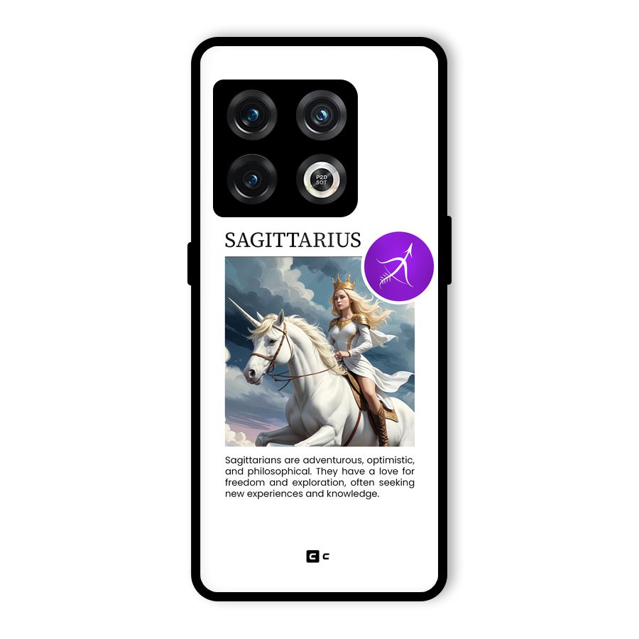 Sparkling Sagittarius Glass Back Case for OnePlus 10 Pro 5G