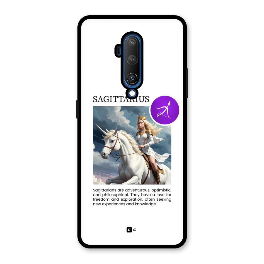 Sparkling Sagittarius Glass Back Case for OnePlus 7T Pro