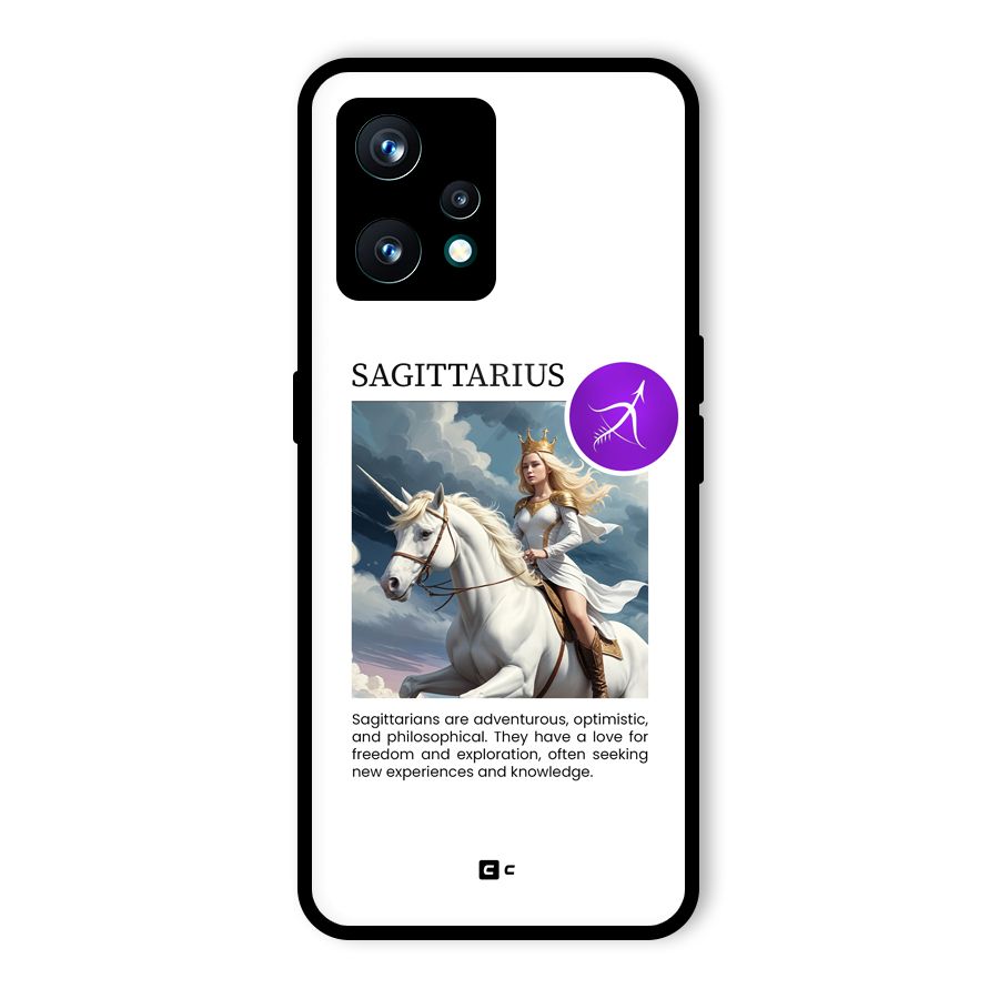 Sparkling Sagittarius Glass Back Case for Realme 9 Pro Plus 5G