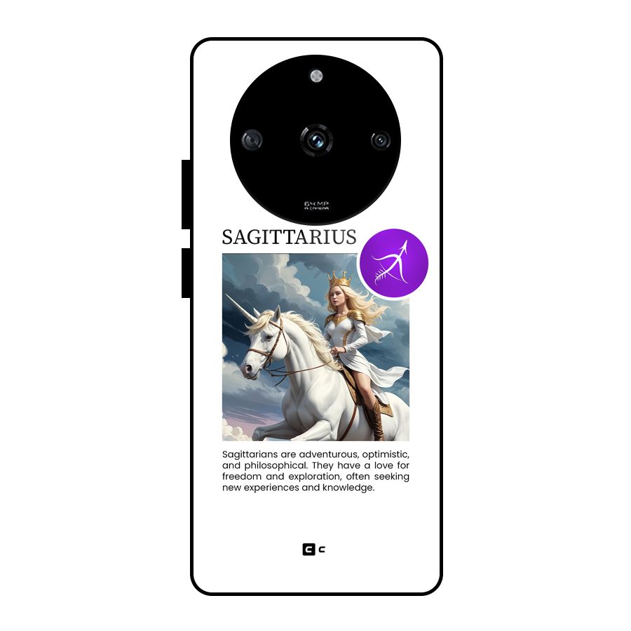 Sparkling Sagittarius Glass Back Case for Realme Narzo 60 5G