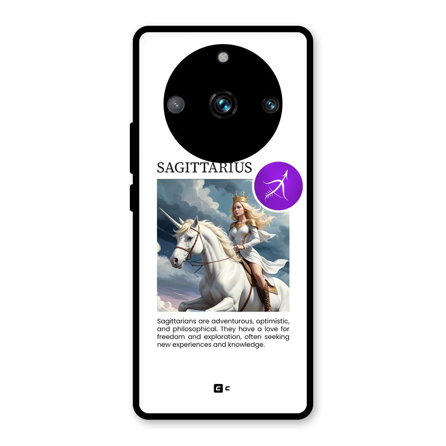 Sparkling Sagittarius Glass Back Case for Realme Narzo 60 Pro
