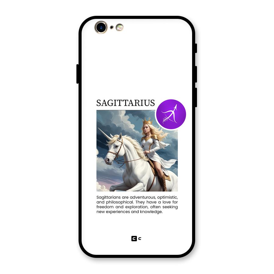 Sparkling Sagittarius Glass Back Case for iPhone 6 6S