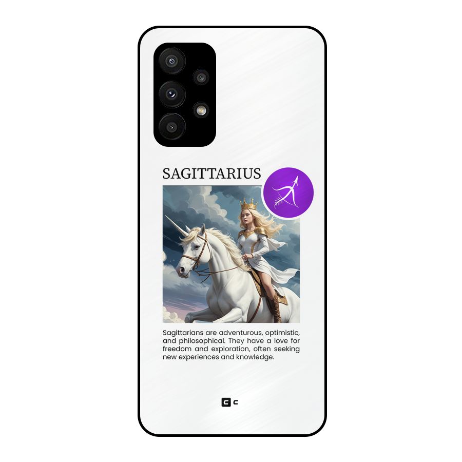 Sparkling Sagittarius Metal Back Case for Galaxy A23