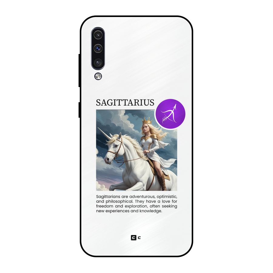 Sparkling Sagittarius Metal Back Case for Galaxy A50
