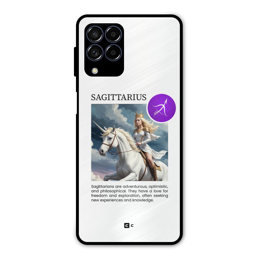 Sparkling Sagittarius Metal Back Case for Galaxy M53 5G