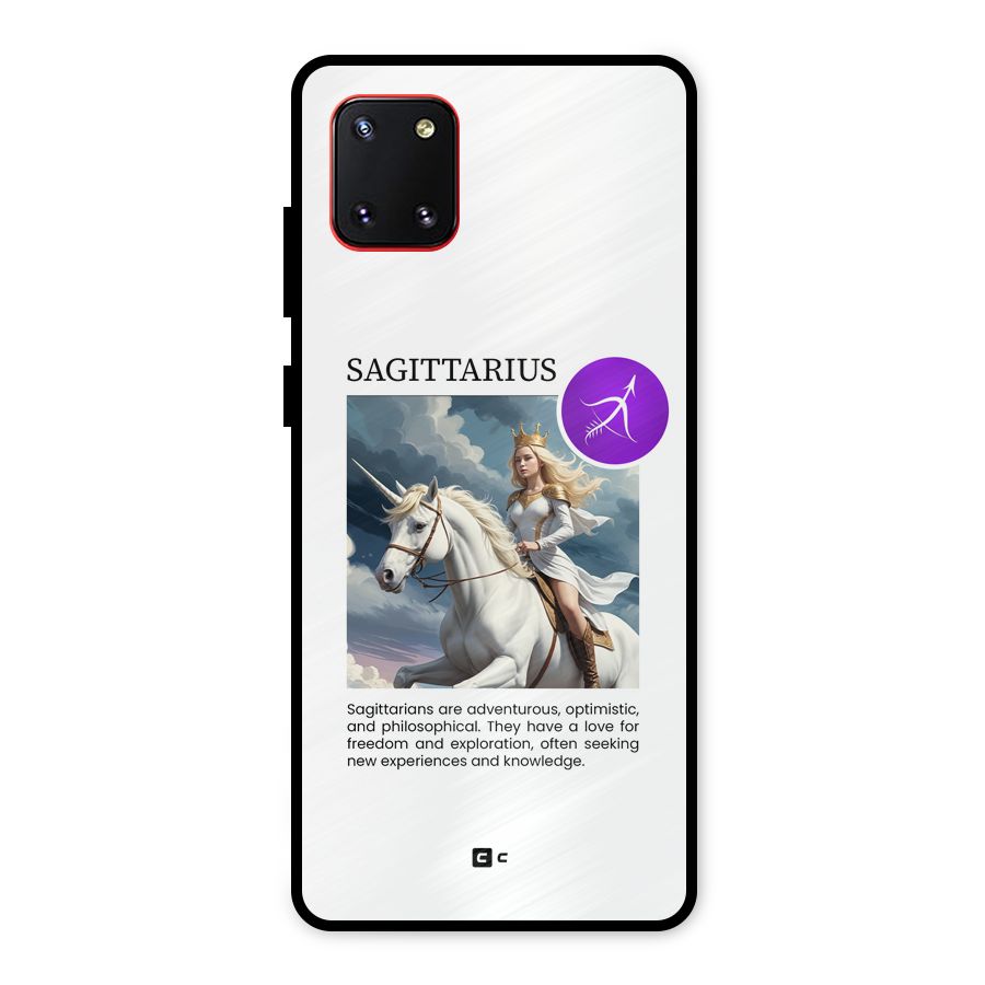 Sparkling Sagittarius Metal Back Case for Galaxy Note 10 Lite