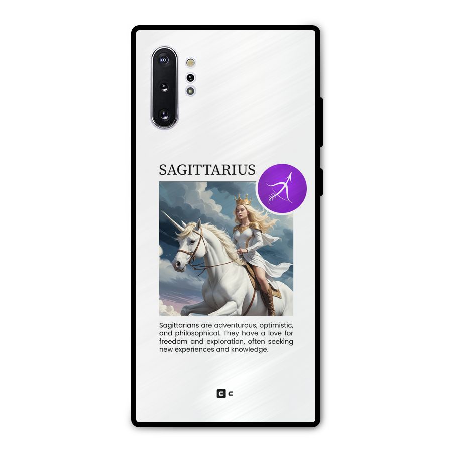 Sparkling Sagittarius Metal Back Case for Galaxy Note 10 Plus