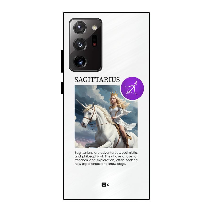 Sparkling Sagittarius Metal Back Case for Galaxy Note 20 Ultra 5G