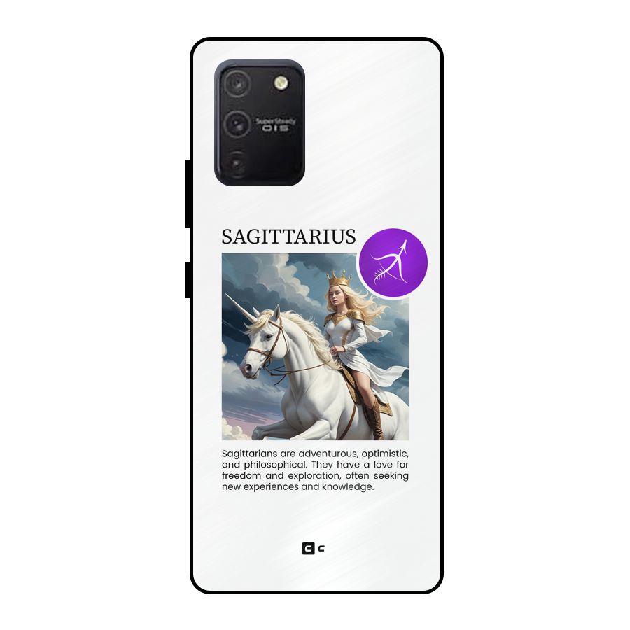 Sparkling Sagittarius Metal Back Case for Galaxy S10 Lite